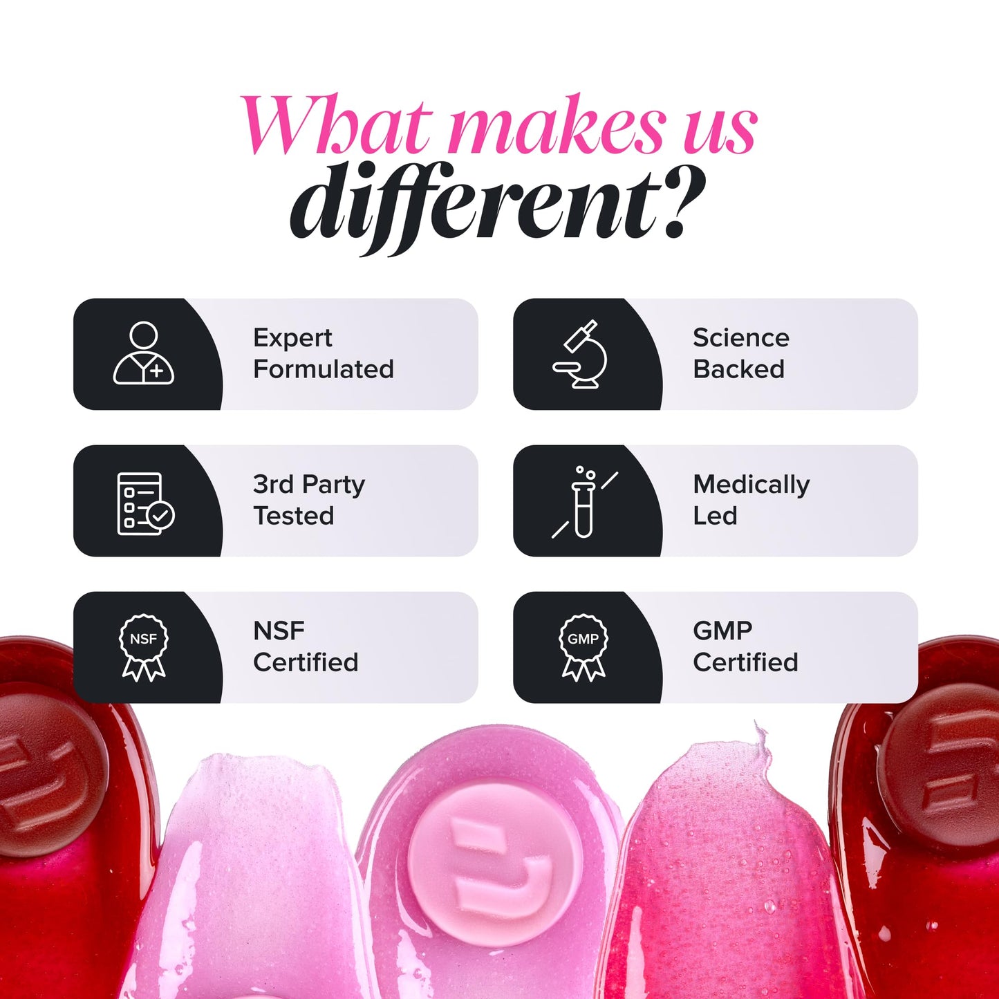 Collagen Gummies - Collagen Peptides with Hyaluronic Acid, Vitamin C & Biotin - Collagen Supplements for Women & Men - More Convenient Than Collagen Powder - 60 Marine Collagen Gummies - Novomins